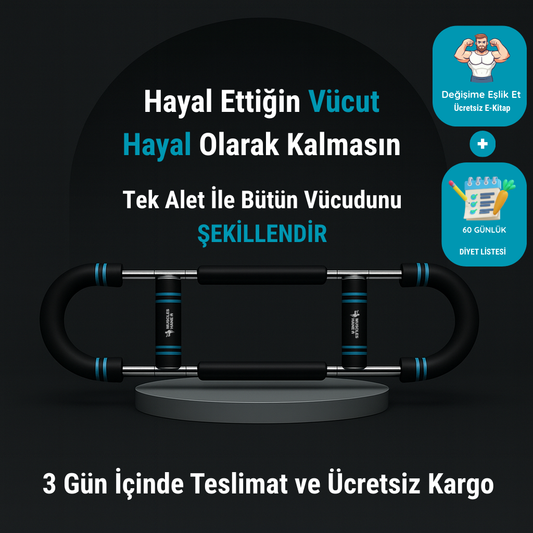 Muscleshane® Power Bar (Antrenman & Beslenme Programı Dahil)